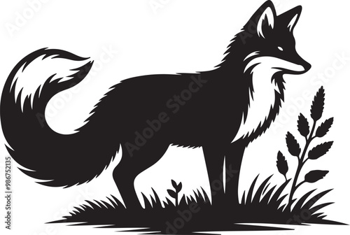 fox Vector art design photo