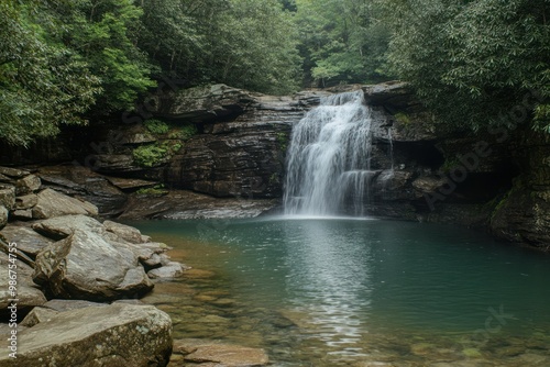 Serene Waterfall Oasis