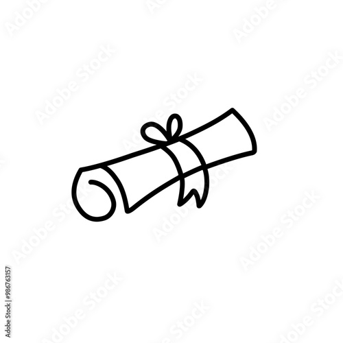 graduation diploma icon