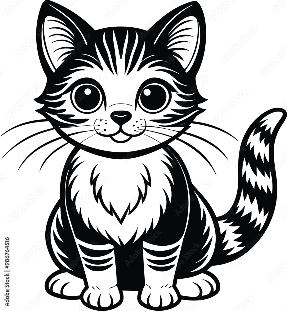 Cat silhouette vector illustration Cat silhouette vector illustration