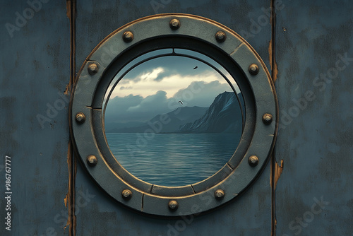 porthole in the sea