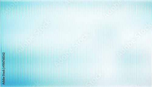 Vector ribbed glass texture background. Light grey white ribbed glass. Mesh gradient. acrylic ribbed bath surface. Ribbed glass background semitransparent overlay. Bath wall window