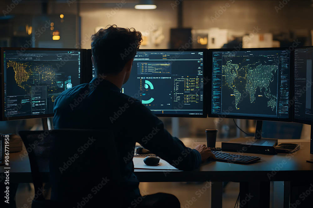 Intelligent cybersecurity analytics cybersecurity where AI analyzes vast datasets uncovers hidden threats and guides proactive security measures