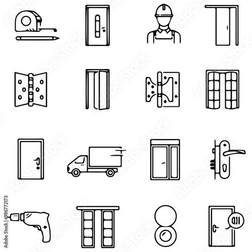Home Furniture Icon Set