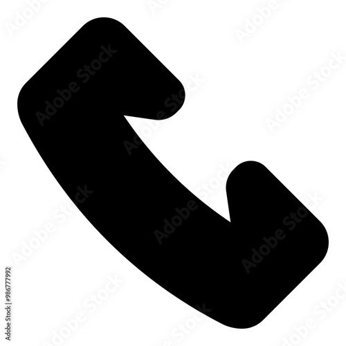 Telephone icon for communication and calls photo