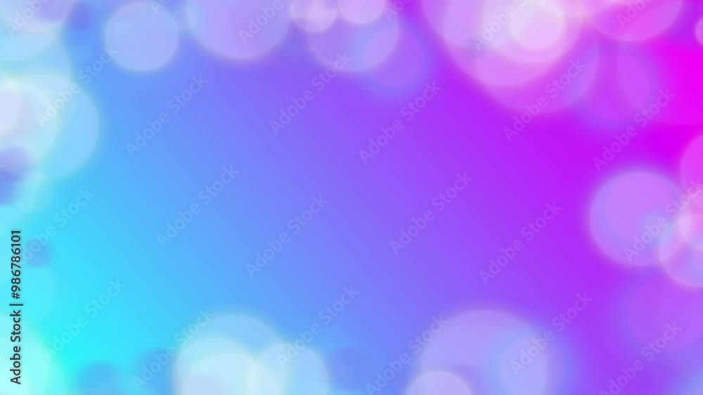 Dreamy circles frame on pink and turquoise gradient. Abstract background, design element or overlay. Dreamy circles frame on pink and turquoise gradient. Abstract background, design element or overlay.
