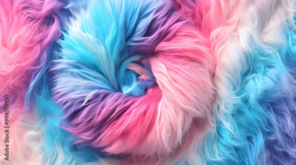 Abstract Colorful Fur Texture. Abstract Colorful Fur Texture.
