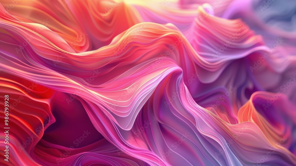 Wavy abstract background for design of posters, flyers, banners, web and more Wavy abstract background for design of posters, flyers, banners, web and more