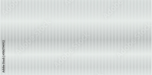Texture of ribbed background. Silver gradient background of striped lines. Ribbed gray background. Metallic ribbed horizontal background.
