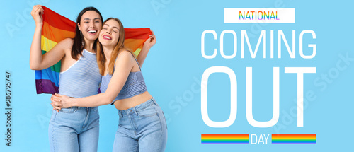 Beautiful young lesbian cou...