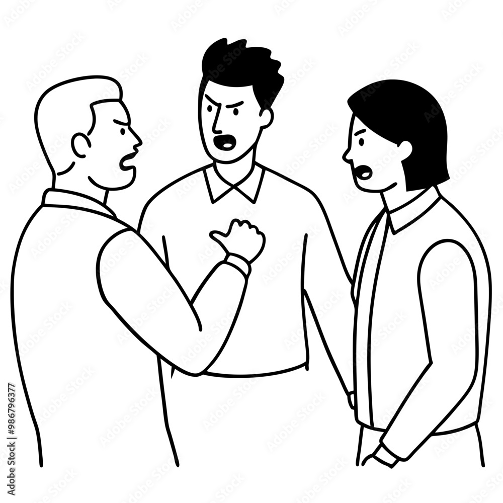 man-mediator-calms-angry-colleagues-arguing man-mediator-calms-angry-colleagues-arguing