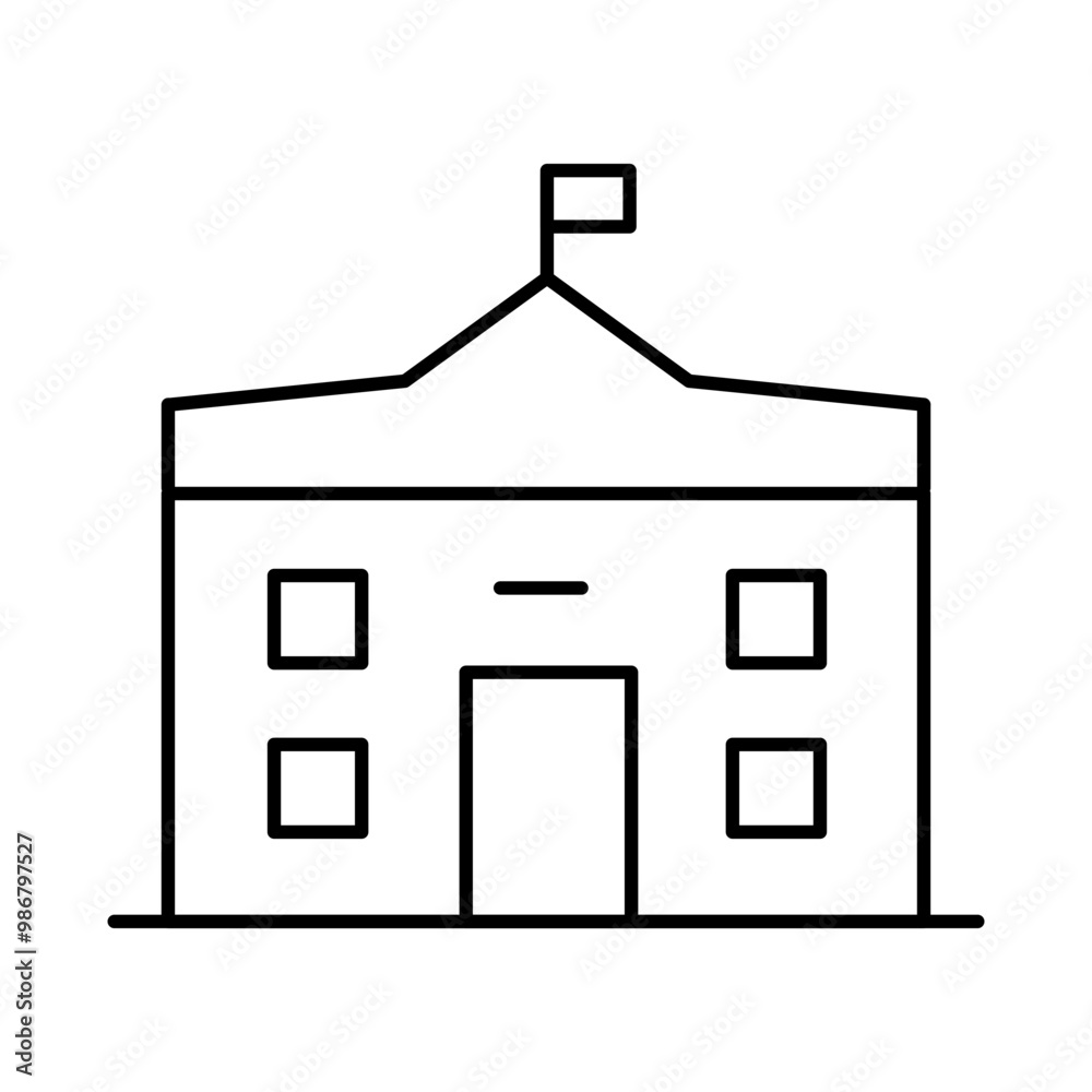 Buildings Line Editable Stroke Icons. Real Estate, House, Home, Apartment, Cityscape Architecture Buildings Icons Vector Illustration Buildings Line Editable Stroke Icons. Real Estate, House, Home, Apartment, Cityscape Architecture Buildings Icons Vector Illustration