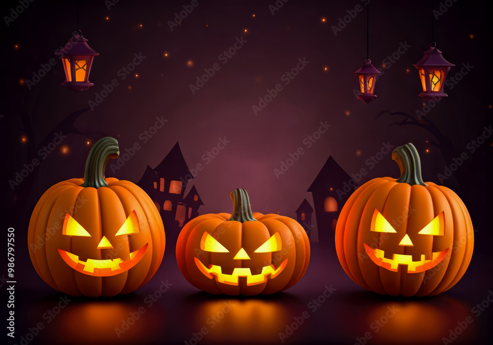 happy halloween sale or invitation design banner happy halloween sale or invitation design banner