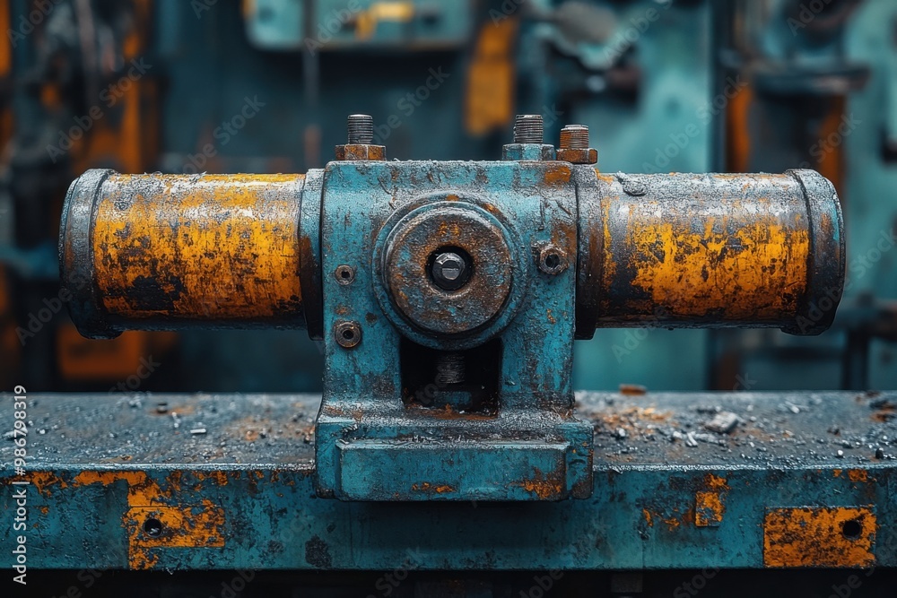 Rusty Industrial Machine Detail Rusty Industrial Machine Detail