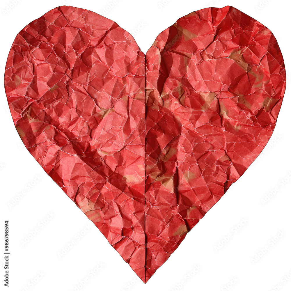 red heart made of paper on transparent background png red heart made of paper on transparent background png