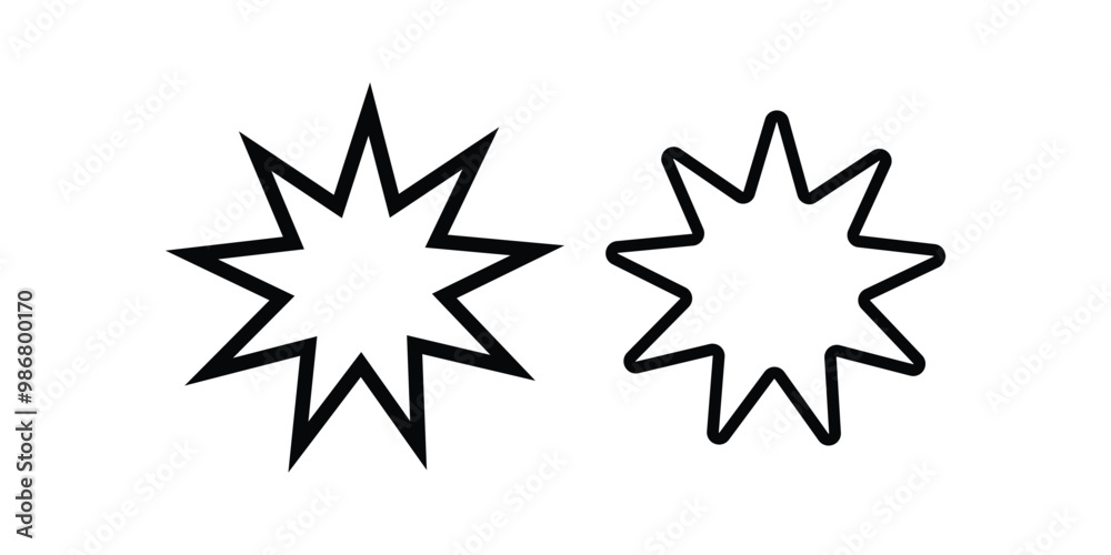 Bahai Vector Symbol. Bahai Vector logo. Bahai Vector Symbol. Bahai Vector logo.