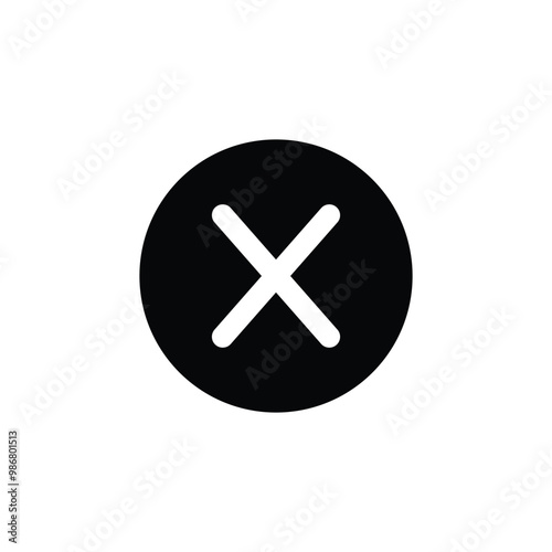 Vector cross multiply close remove mark icon. Perfect for app and web interfaces, infographics, presentations, marketing, etc.