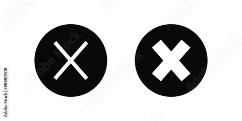 Vector cross multiply close remove mark icon. Perfect for app and web interfaces, infographics, presentations, marketing, etc.