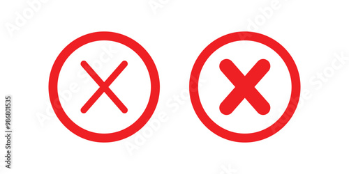 Vector cross multiply close remove mark icon. Perfect for app and web interfaces, infographics, presentations, marketing, etc.