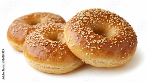 Sesame Seed Bagels - Freshly Baked Bakery Treats.