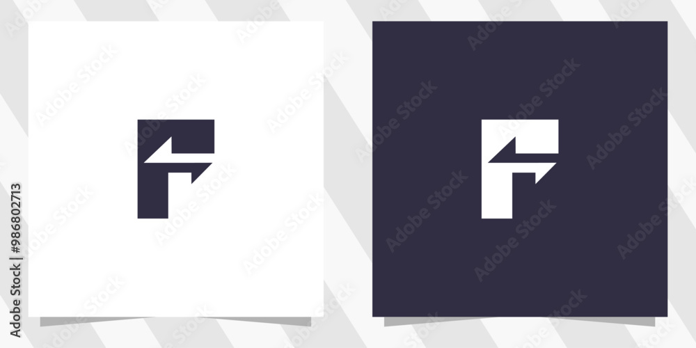 Fototapeta premium letter f logo design vector