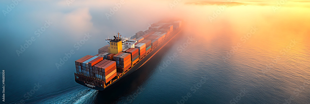 Shipping freight supported by AI for container management where ...