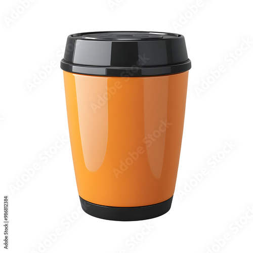 Photography of a Barista Coffee Knockbox Object on Clean White Background photo