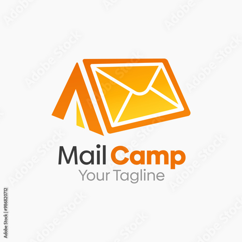Mail Camp Logo Design Template. Good for Business, Agency, Community and Organization