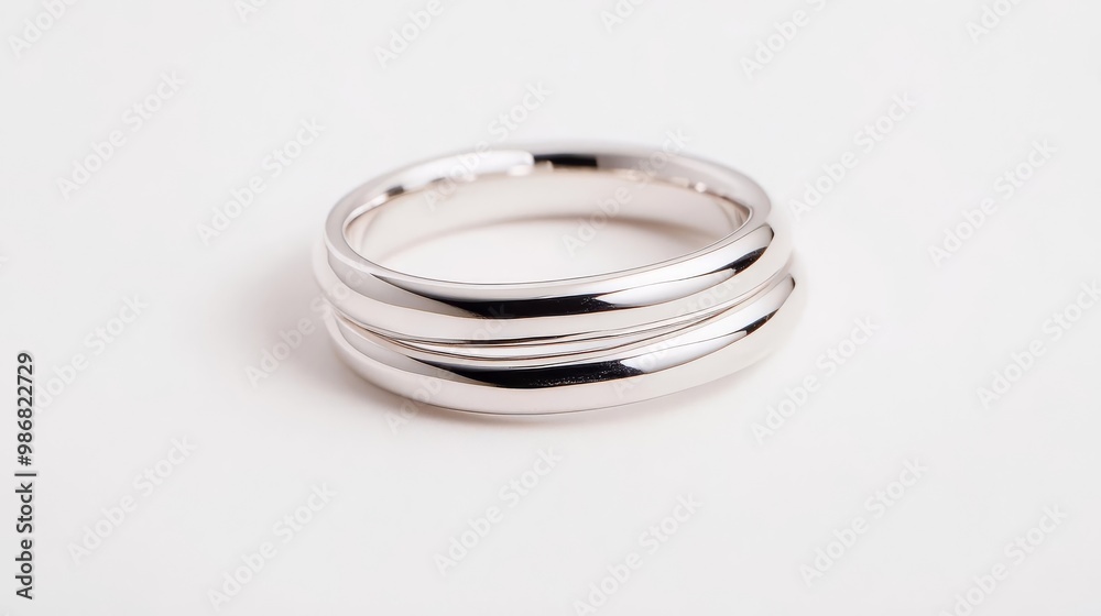 Adjustable ring with a double-wrap design, blending comfort and style Adjustable ring with a double-wrap design, blending comfort and style