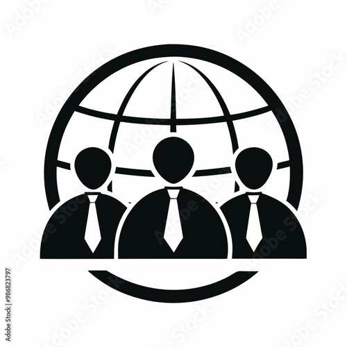 International business icon vector illustration graphic design