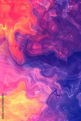  Fluid color pattern: colorful liquid gradient background for modern wallpaper design