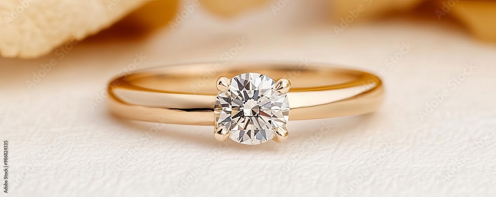 Floating diamond ring with minimal metal, achieving a delicate illusion Floating diamond ring with minimal metal, achieving a delicate illusion