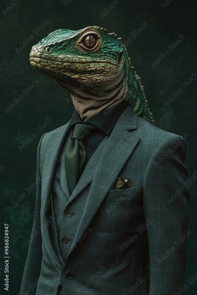 A Lizard in a Suit A Lizard in a Suit