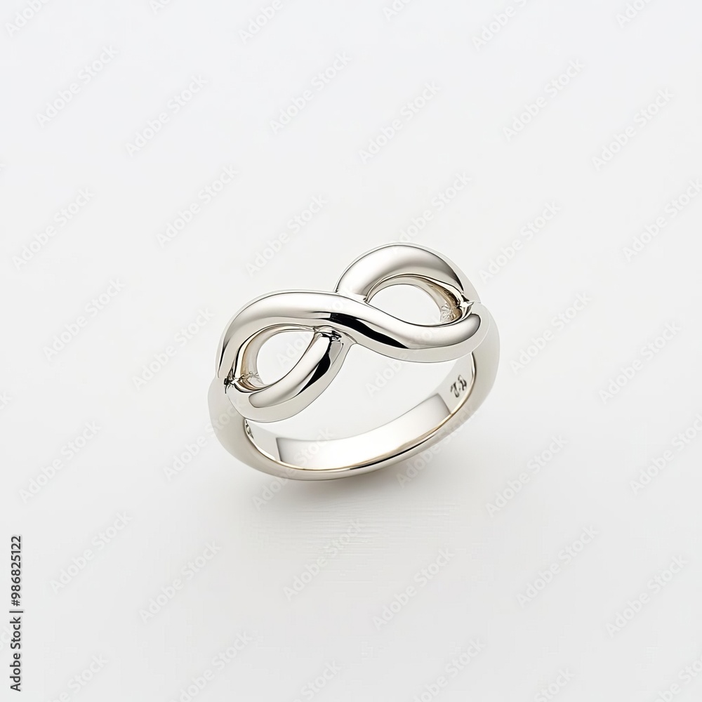 Knot ring with intertwined ropes, symbolizing connection and unity Knot ring with intertwined ropes, symbolizing connection and unity