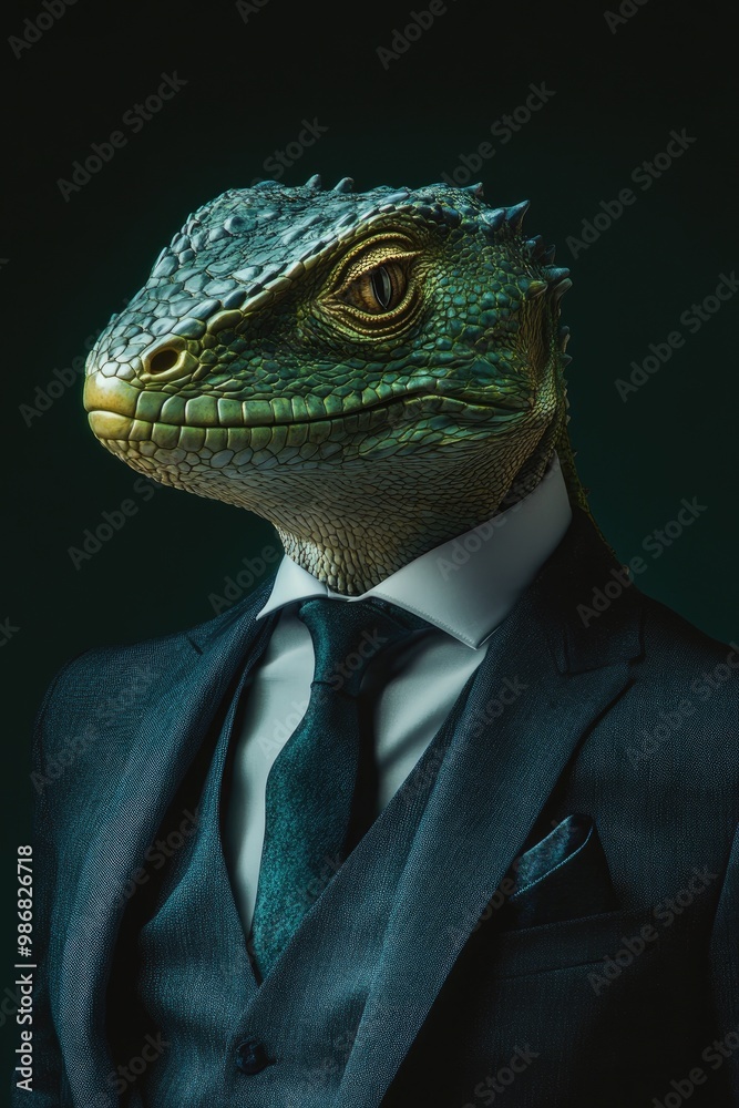 A Lizard in a Suit A Lizard in a Suit