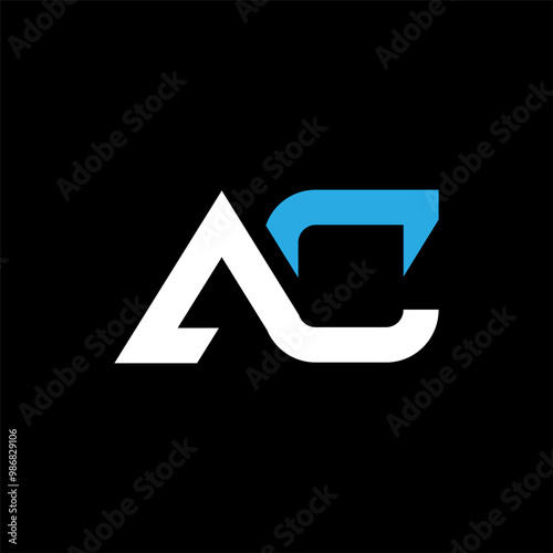 Letter Ac logo icon modern and luxury