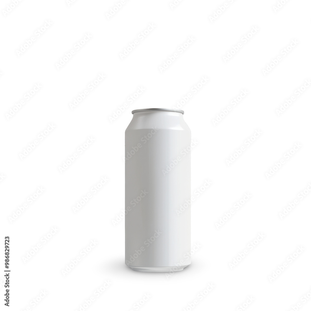 White Aluminum Can Mockup White Aluminum Can Mockup