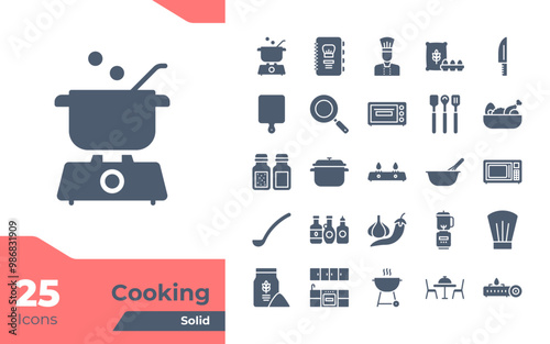 Cooking Solid Icons