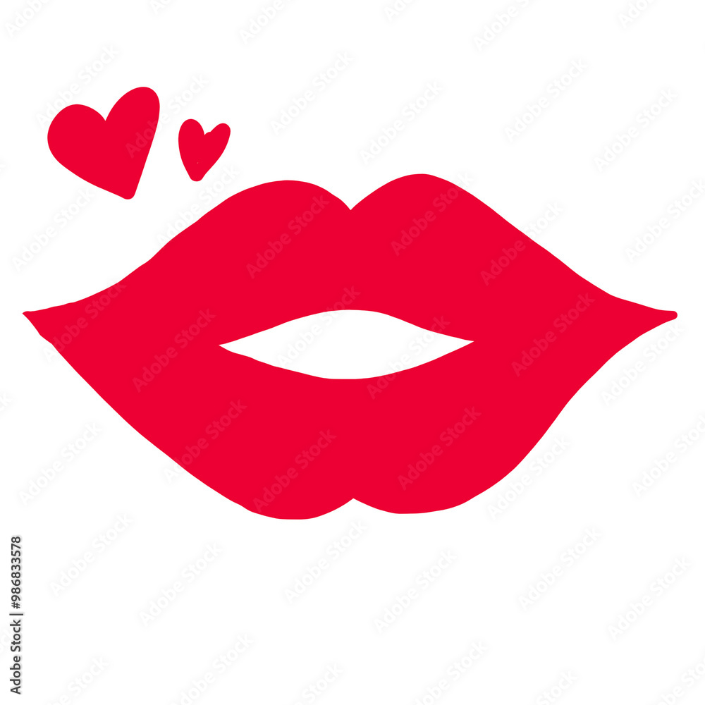lips isolated on white lips isolated on white