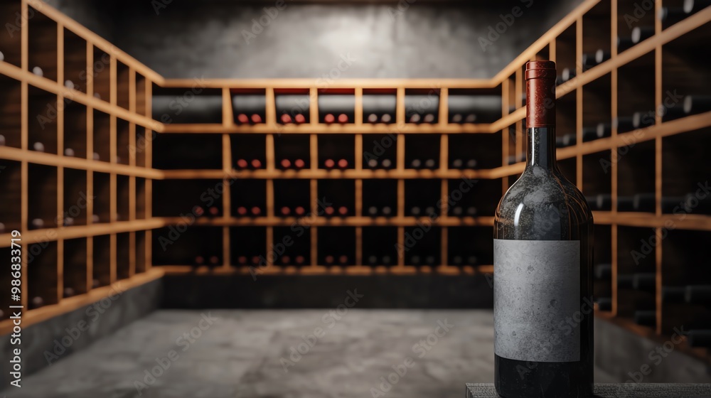 A stylish wine cellar showcasing wooden racks filled with bottles. Perfect for wine enthusiasts and interior design inspiration. A stylish wine cellar showcasing wooden racks filled with bottles. Perfect for wine enthusiasts and interior design inspiration.