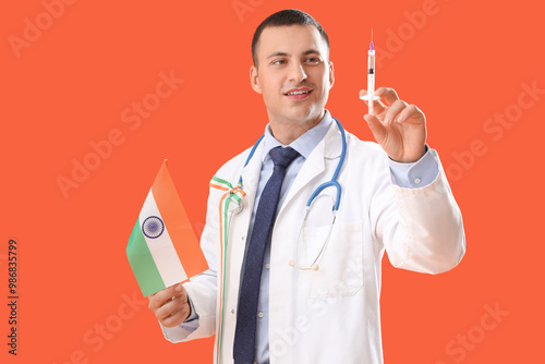 Male physician with Indian ...