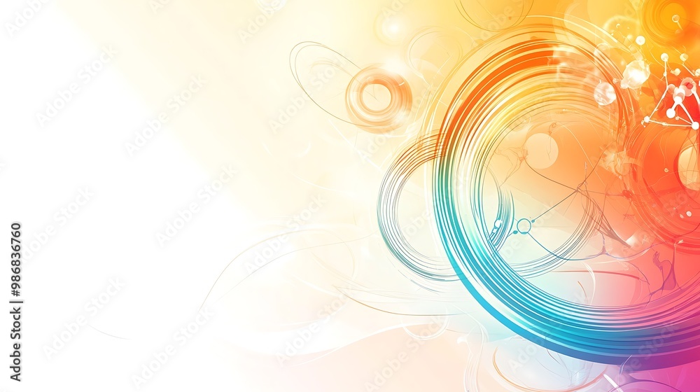 Abstract background with vibrant colors and swirling shapes. Abstract background with vibrant colors and swirling shapes.