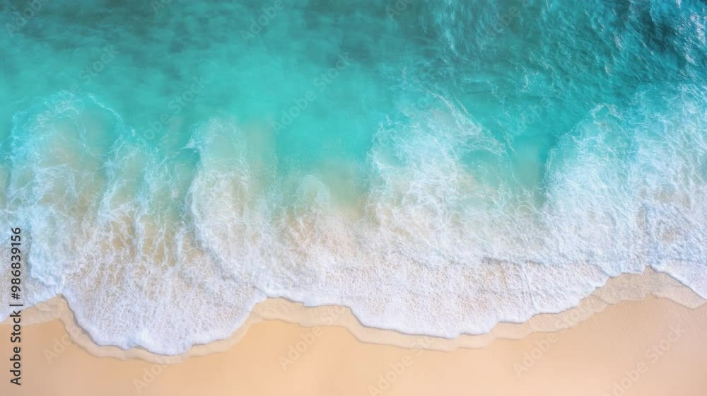The view of the beach is very beautiful and clean, which is very refreshing to the eyes. seamless looping time-lapse virtual 4k video Animation Background.	