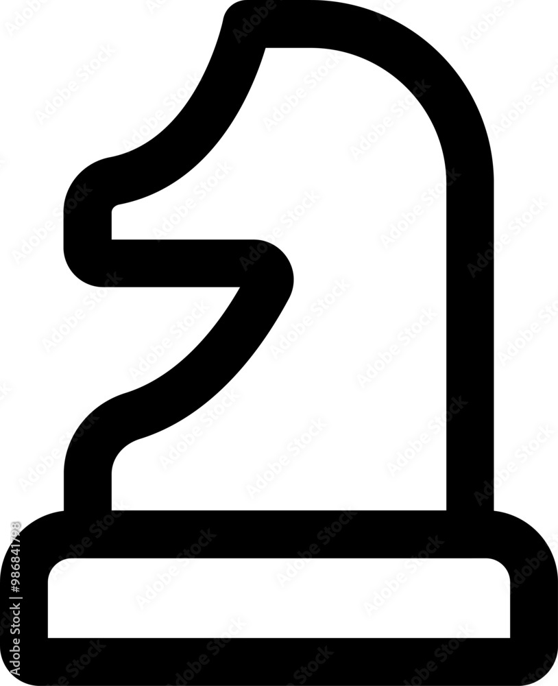 UI chess Vector Icon Illustration. Line Style UI chess Vector Icon Illustration. Line Style