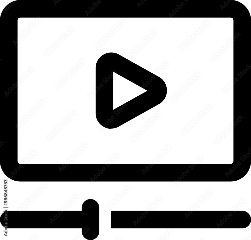 UI music player Vector Icon Illustration. Line Style UI music player Vector Icon Illustration. Line Style
