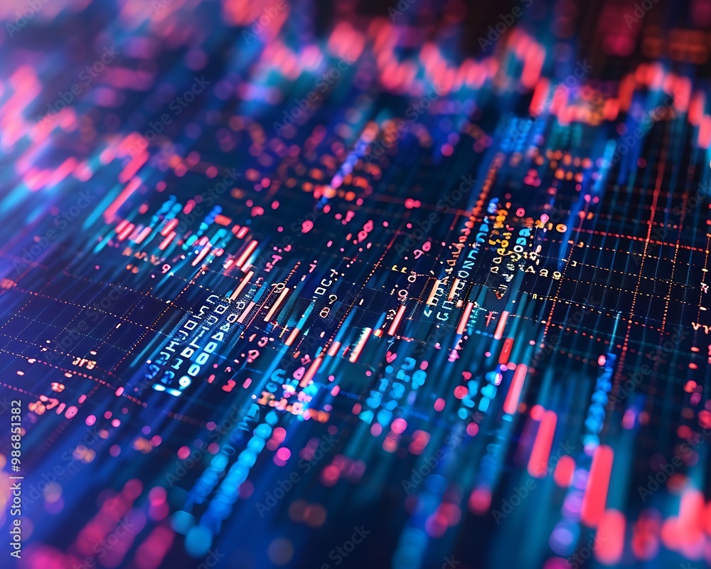Scatter plot shows stock prices rising with high trading volume. Scatter plot shows stock prices rising with high trading volume.
