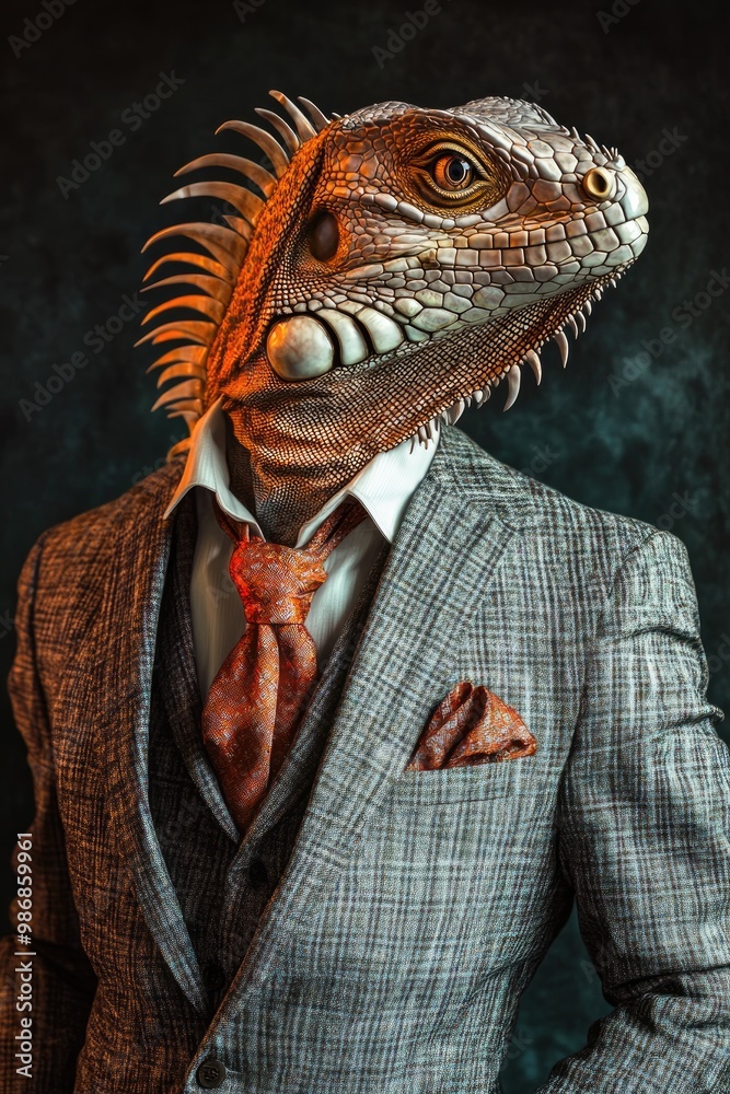 Iguana in a Suit and Tie Iguana in a Suit and Tie
