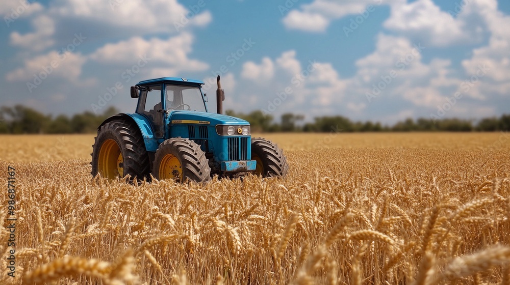 Obraz premium Farming Life in India