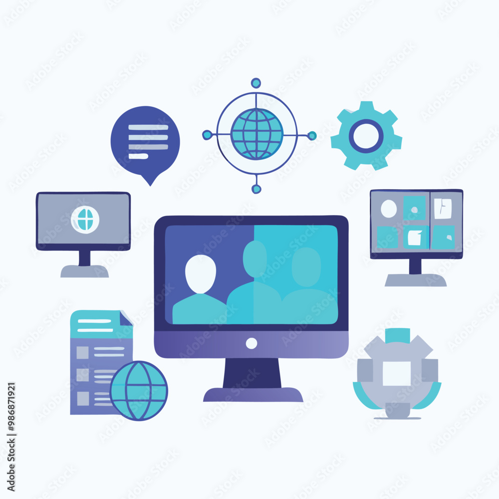 Cyber security infographics vector resources Cyber security infographics vector resources