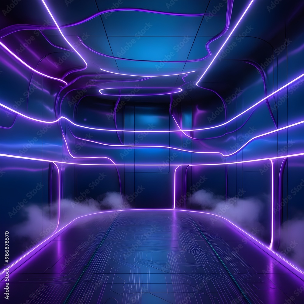 Naklejka premium abstract fractal background